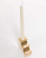 ANTEIA CANDLE HOLDER IN GOLD - Image 2