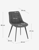 ADAH SYNTHETIC LEATHER ANTRACITE - Image 7