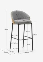 EAMY BARSTOOL ОД 65 И 75 СМ - Image 8