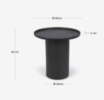 FLEKSA BLACK SIDE TABLE - Image 3