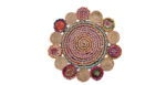 GINNIS ROUND JUTE CARPET 100 CM