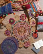 GINNIS ROUND JUTE CARPET 100 CM - Image 2