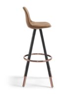 STAG BARCHAIR BLACK WOOD FABRIC - Image 5