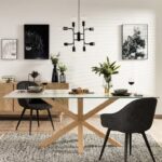 Argo Kalos porcelain and wood-effect steel legs