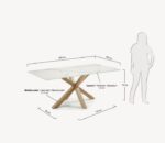 Argo Kalos porcelain and wood-effect steel legs - Image 8