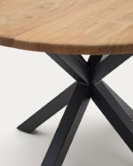 Argo round table in acacia solid wood 120 cm - Image 4