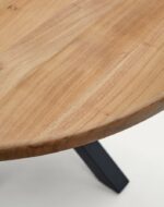 Argo round table in acacia solid wood 120 cm - Image 5